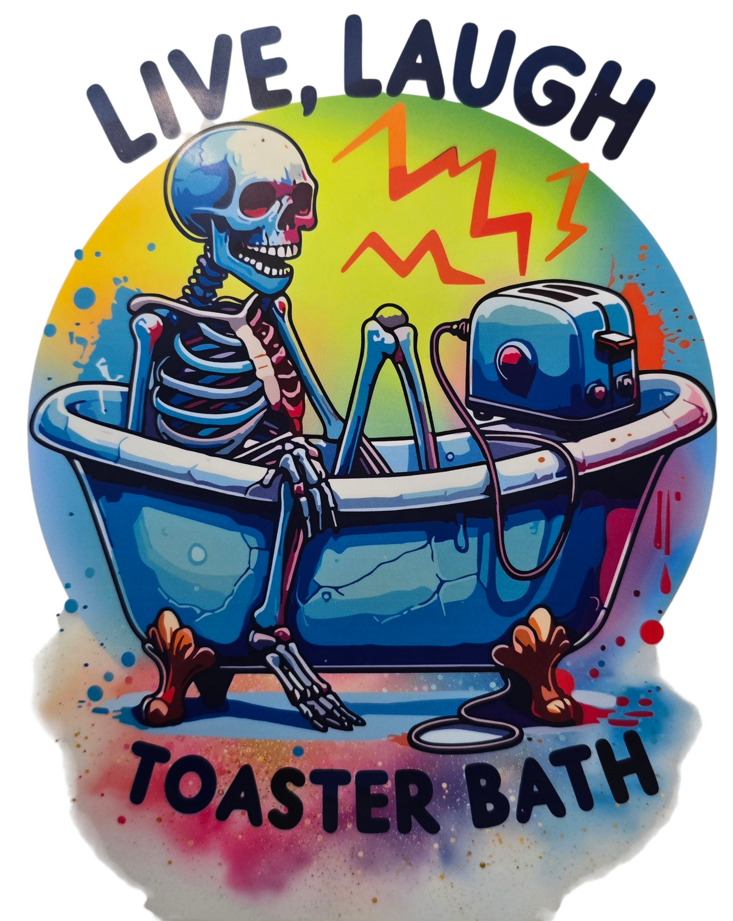 Live Laugh Toaster Bath T-Shirt