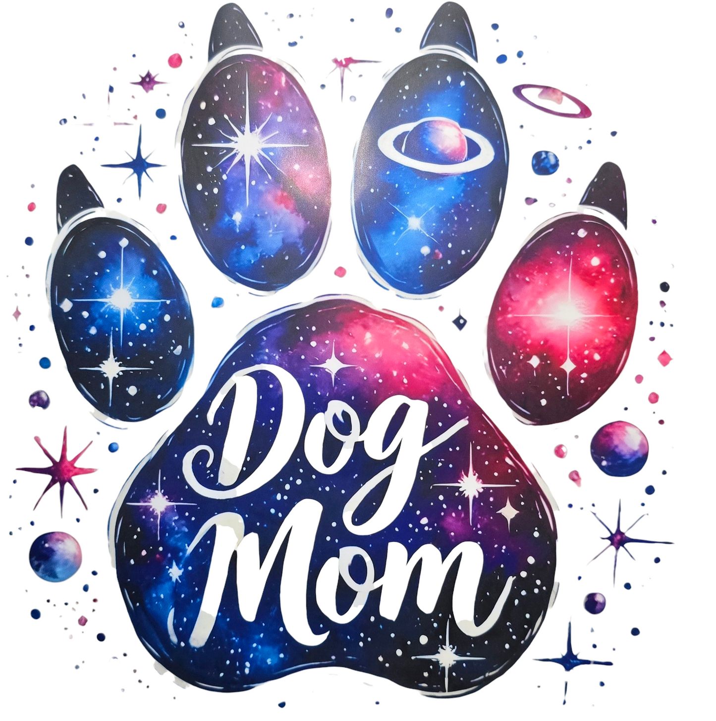 Dog Mom Galaxy Hoodie