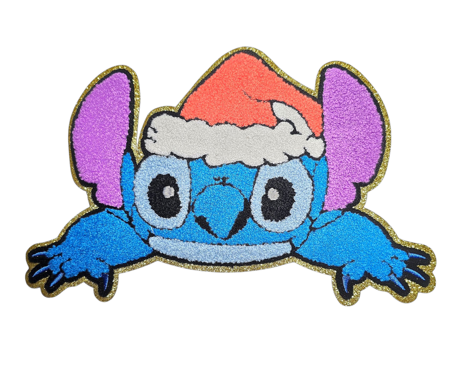 Christmas Stitch Chenille Patch Hoodie