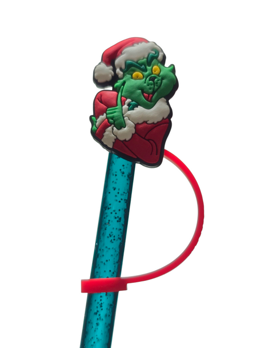 The Grinch Straw Topper