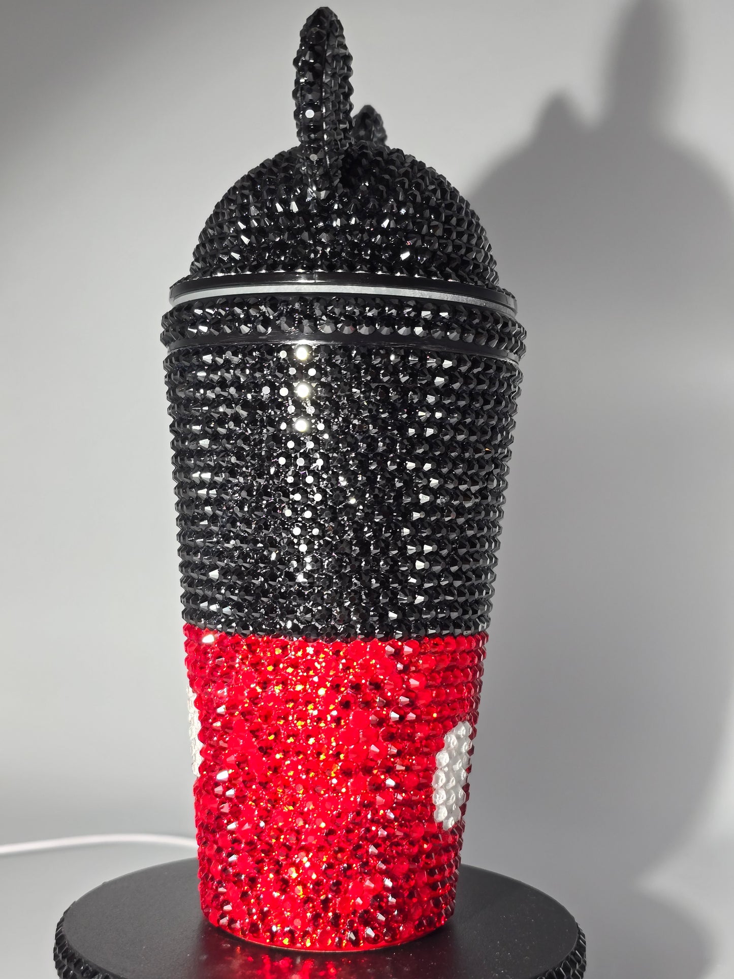 Celina Miller Art - Bling Red Mouse Inspired Acrylic Tumbler