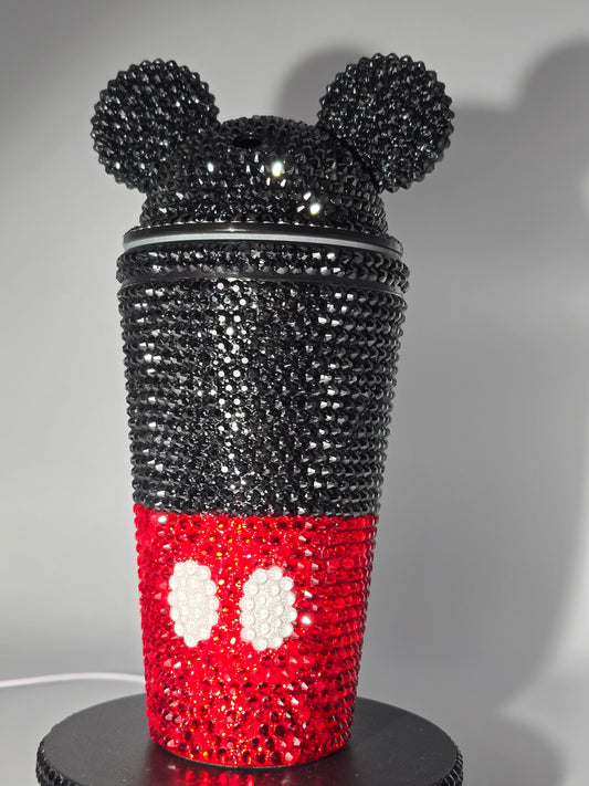 Celina Miller Art - Bling Red Mouse Inspired Acrylic Tumbler