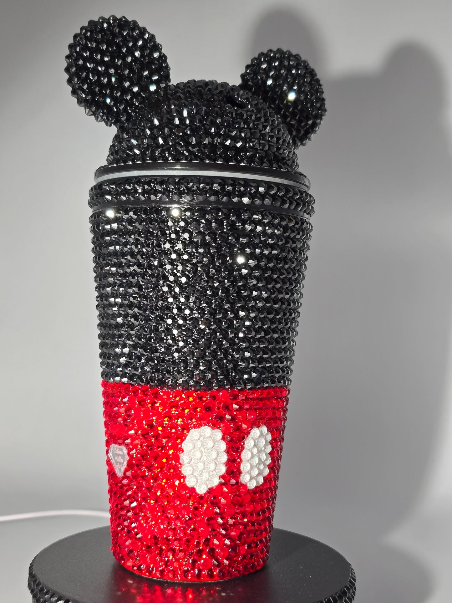 Celina Miller Art - Bling Red Mouse Inspired Acrylic Tumbler