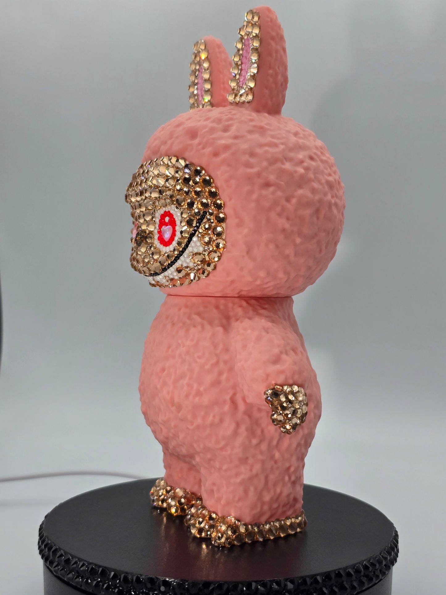 Celina Miller Art - Bling Pink Labubu Piggy Bank