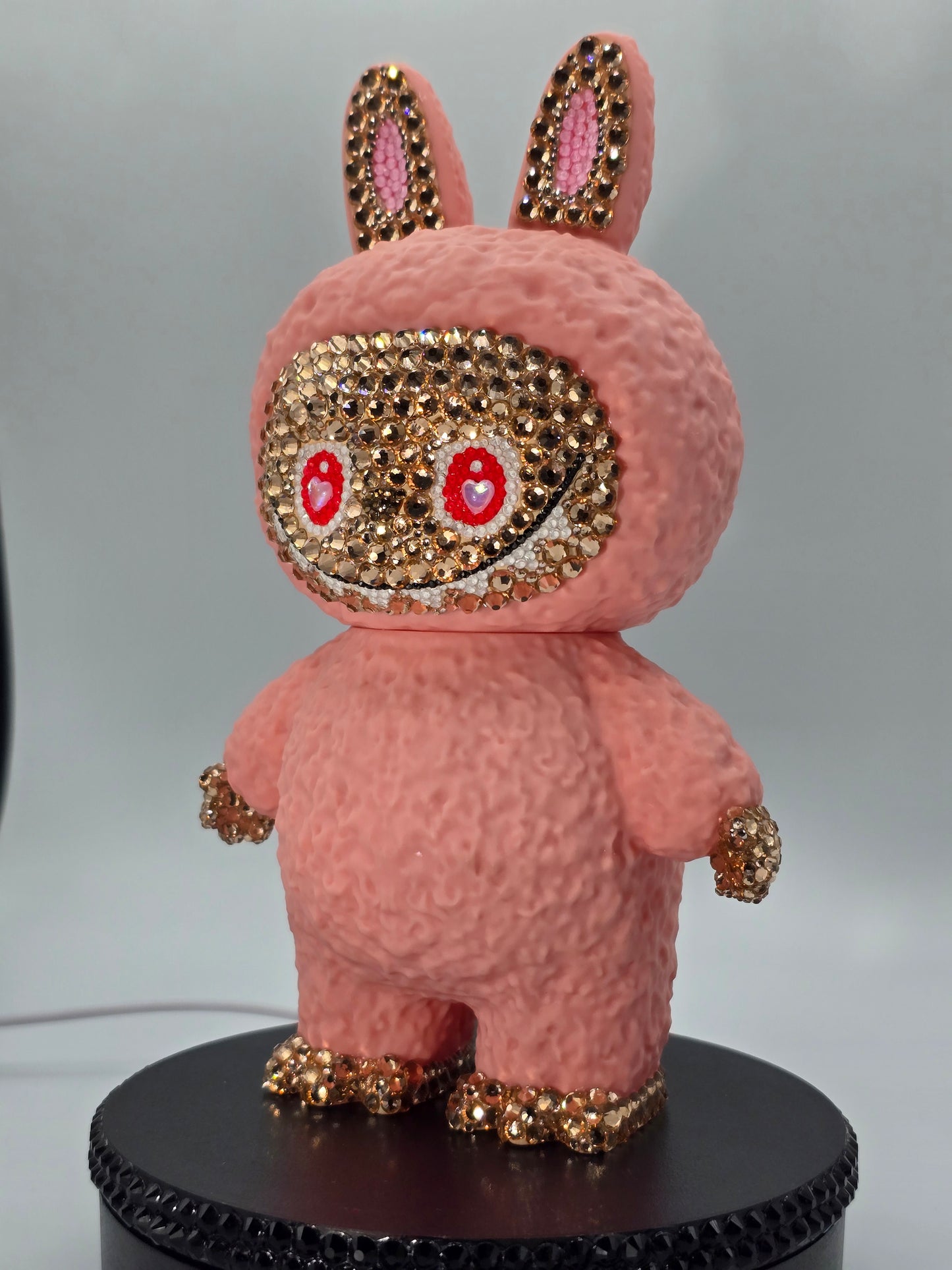 Celina Miller Art - Bling Pink Labubu Piggy Bank