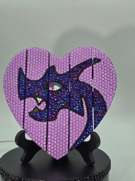 Celina Miller Art - Bling Purple Dragon Wall Art