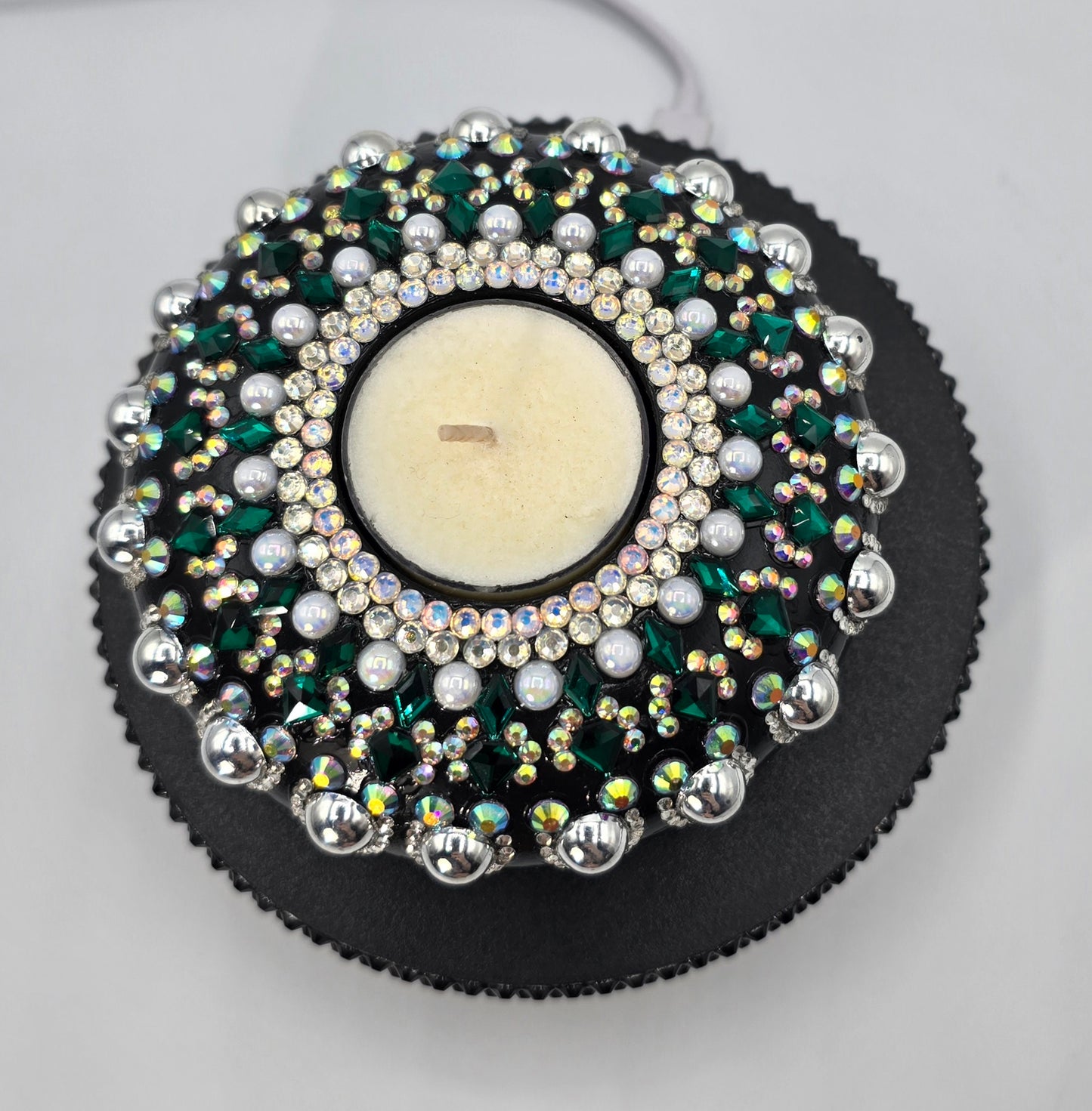 Celina Miller Art - Bling Mandala Tealight Holder