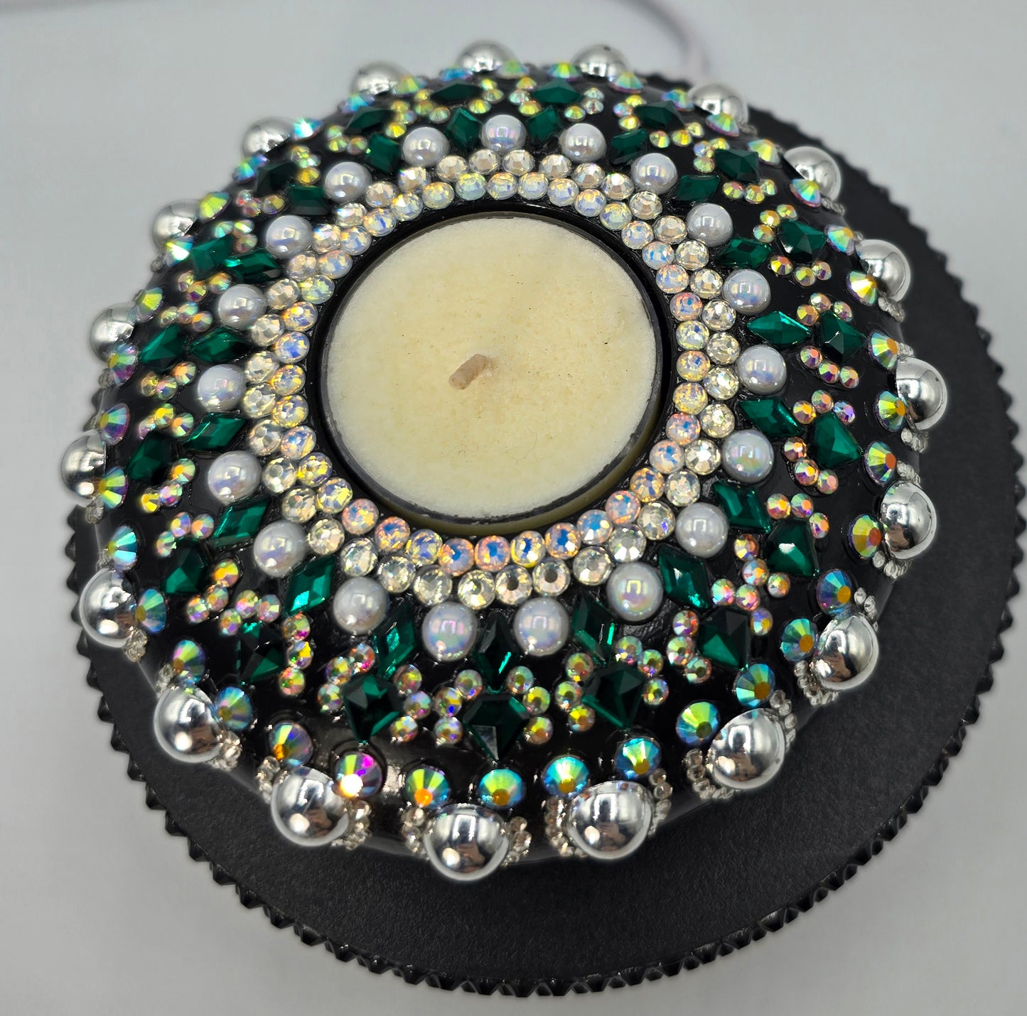 Celina Miller Art - Bling Mandala Tealight Holder