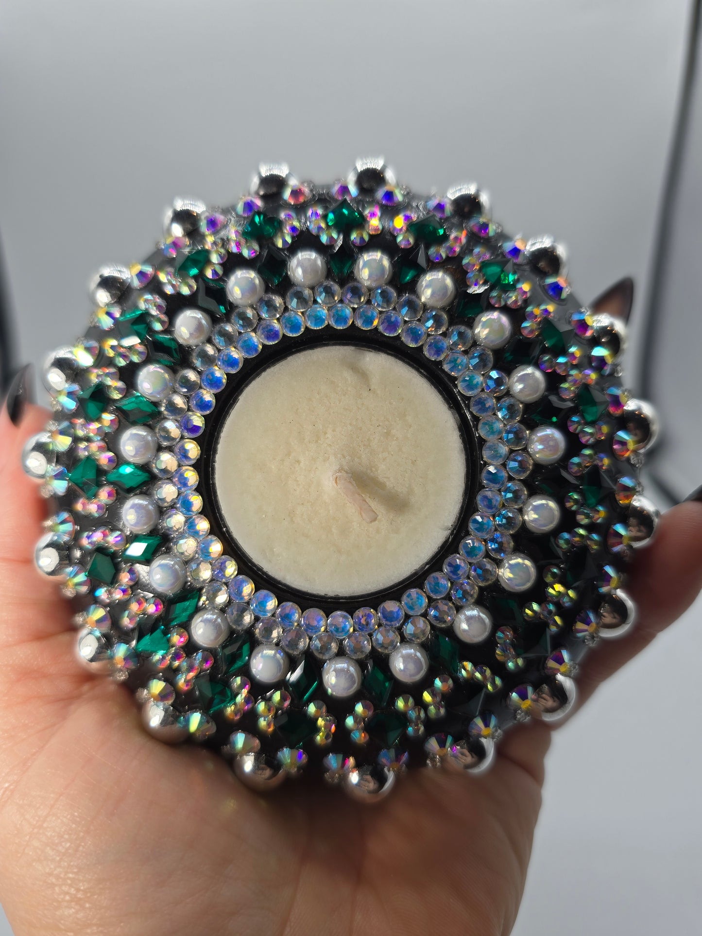 Celina Miller Art - Bling Mandala Tealight Holder