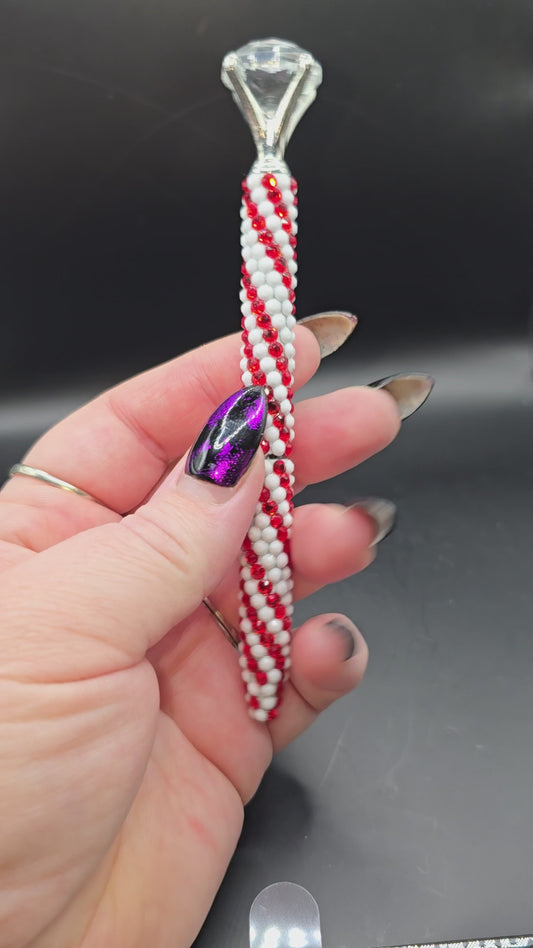 Celina Miller Art - Bling Red and White Pen