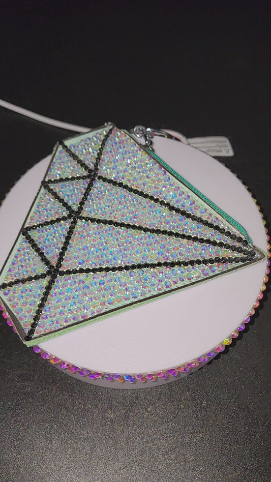 Celina Miller Art - Bling Diamond Coin Purse