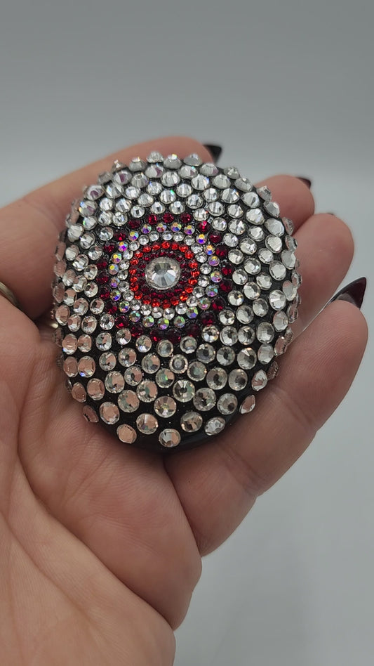 Celina Miller Art - Bling Mandala Palmstone