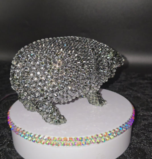 Celina Miller Art - Bling Large Hippo