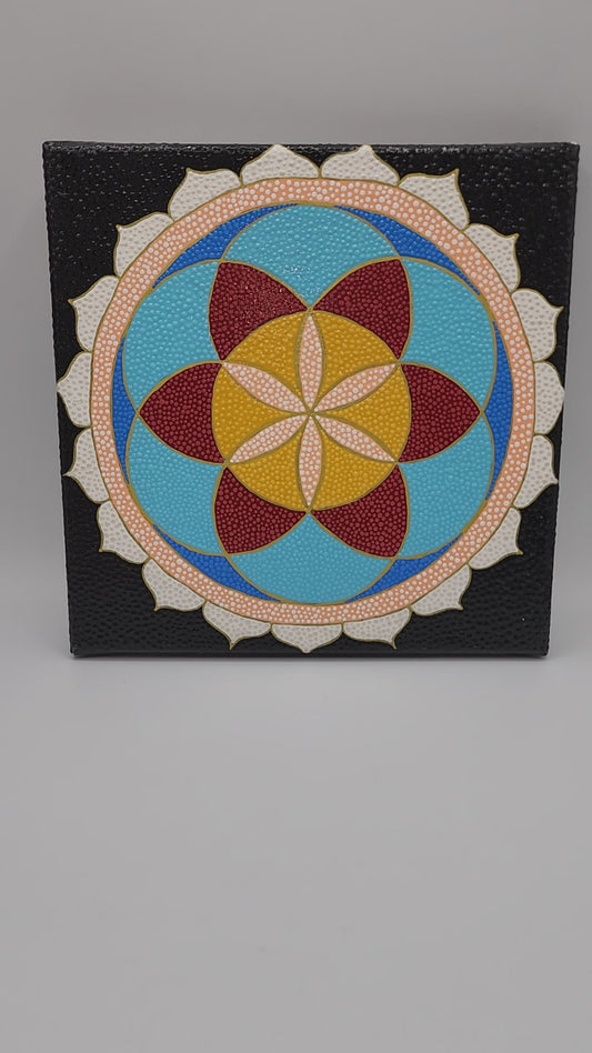 Celina Miller Art - Seed of Life Blue/Yellow