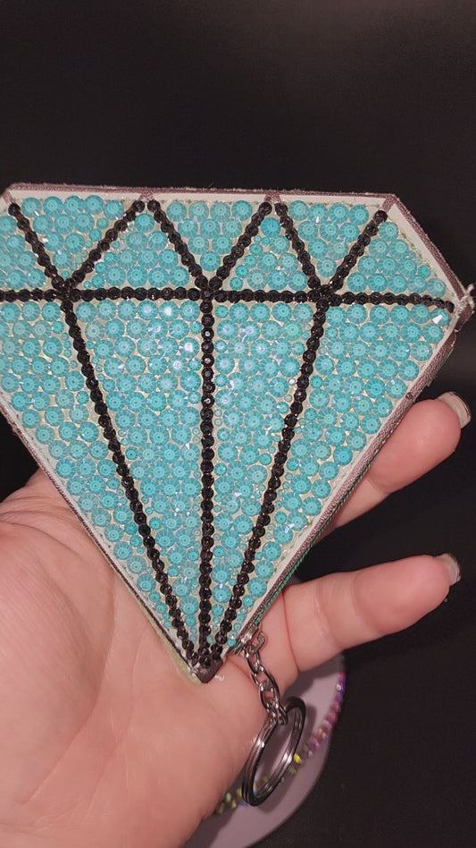 Celina Miller Art - Bling Diamond Coin Purse